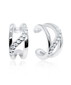 8mm CZ Stones Ear Cuff EC-1149s